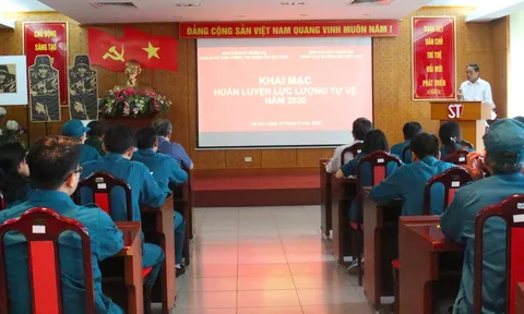 Khai mạc huấn luyện lực lượng tự vệ năm 2020