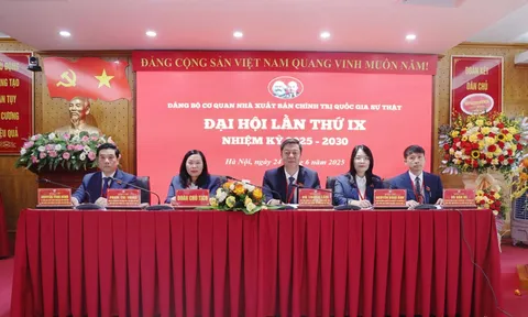 Khai mạc Đại hội Đảng bộ cơ quan Nhà xuất bản Chính trị quốc gia Sự thật lần thứ IX, nhiệm kỳ 2025 - 2030