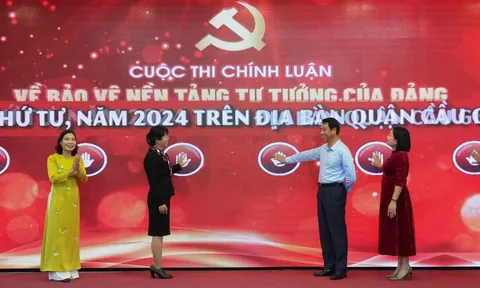 Quận ủy Cầu Giấy, thành phố Hà Nội lãnh đạo đấu tranh phản bác các quan điểm sai trái, thù địch trên mạng xã hội hiện nay