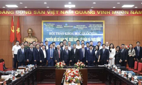 Hội thảo khoa học quốc gia “Chuyển đổi số báo chí, xuất bản - Lý luận và thực tiễn”