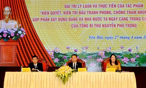 Tọa đàm khoa học Giá trị lý luận và thực tiễn của cuốn sách Kiên quyết, kiên trì đấu tranh phòng, chống tham nhũng, tiêu cực, góp phần xây dựng Đảng và Nhà nước ta ngày càng trong sạch, vững mạnh” của Tổng Bí thư Nguyễn Phú Trọng