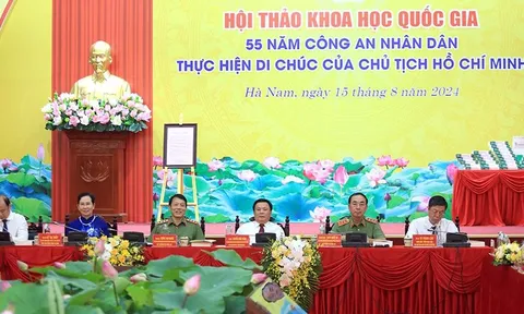 Hội thảo khoa học quốc gia “55 năm Công an nhân dân thực hiện Di chúc của Chủ tịch Hồ Chí Minh”