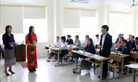 Sinh viên Lào tiếp thu lý luận chủ nghĩa Mác - Lênin, tư tưởng Hồ Chí Minh tham gia bảo vệ nền tảng tư tưởng của Đảng Nhân dân Cách mạng Lào trong tình hình mới
