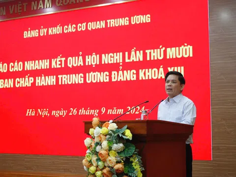 Xây dựng Đảng bộ Khối các cơ quan Trung ương trong sạch, vững mạnh trong kỷ nguyên vươn mình của dân tộc