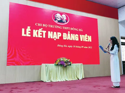 Công tác phát triển đảng viên là học sinh, sinh viên trên địa bàn tỉnh Quảng Trị hiện nay