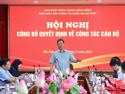 Đổi mới và tinh gọn tổ chức bộ máy, nâng cao hiệu quả hoạt động của Nhà xuất bản Chính trị quốc gia Sự thật