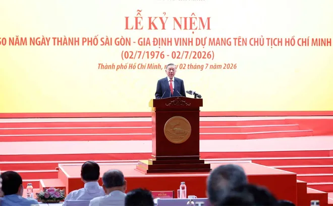 Toàn văn phát biểu của Tổng Bí thư, Chủ tịch nước Tô Lâm tại Lễ kỷ niệm 50 năm Ngày thành phố Sài Gòn - Gia Định vinh dự mang tên Chủ tịch Hồ Chí Minh